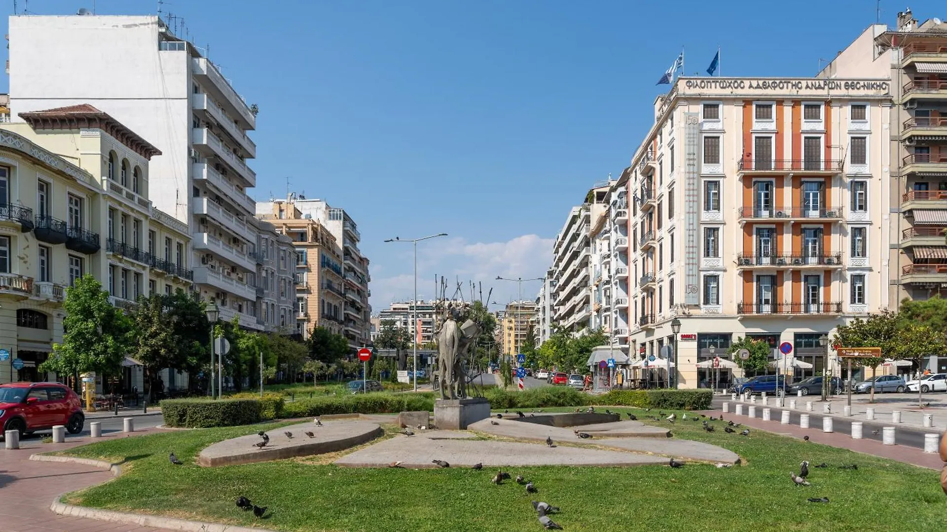 아파트 Agias Sofias Promenade Apt 테살로니키 그리스